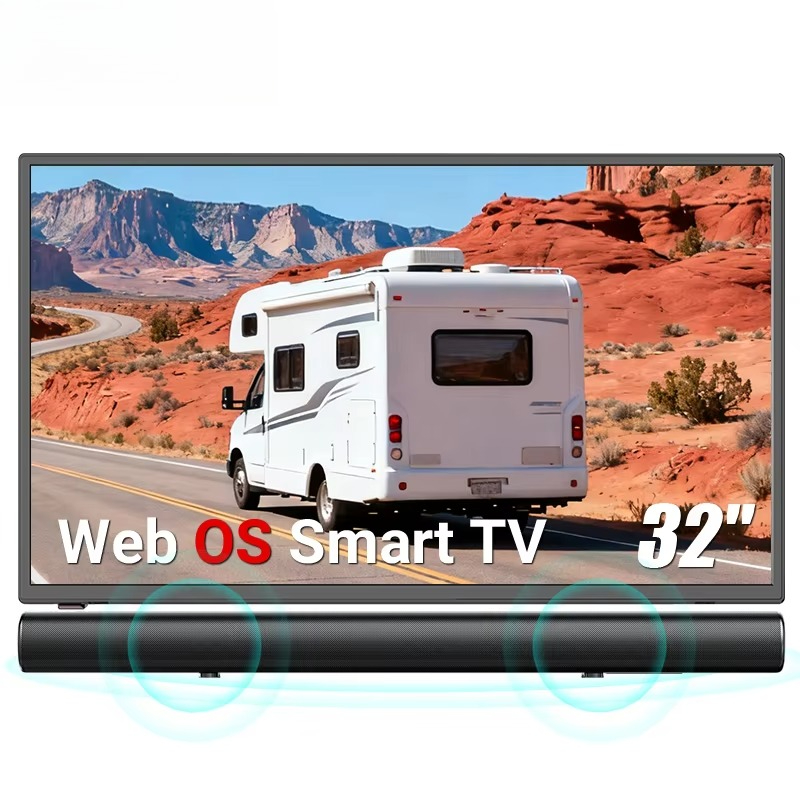 Home Cinema Of Soundbar - TV Web OS 32 inci, Soundbar