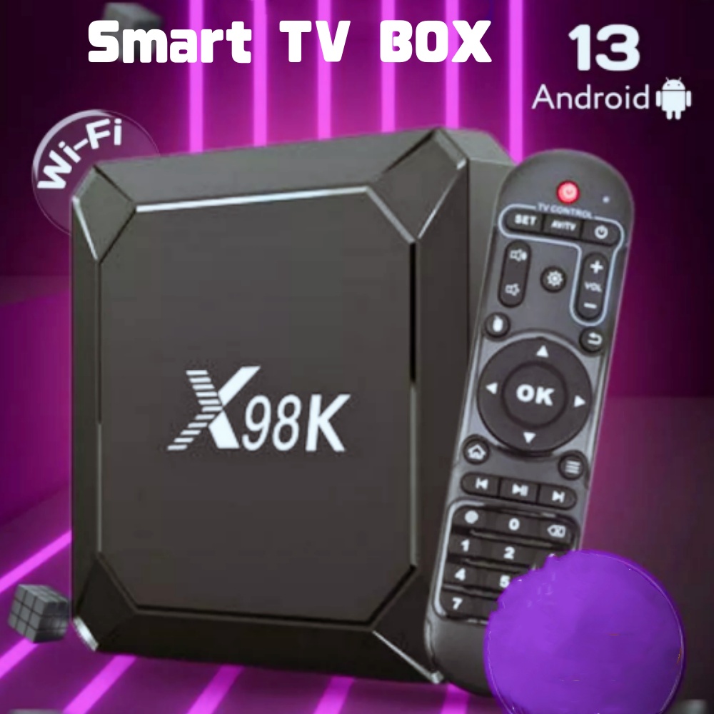Netflix Home Cinema - TV Box Original X98K Android 13