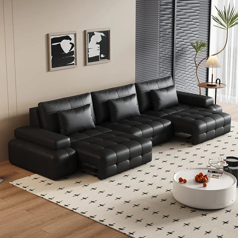 Home Cinema Interiors - Sofa Minimalis Dapat Diperpanjang dan Direbahkan