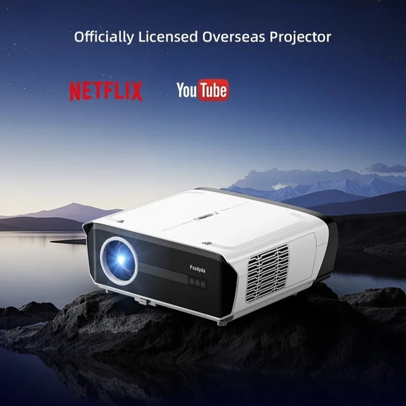 Netflix Home Cinema - Proyektor Portabel Native 1080P 1850ANSI Beam
