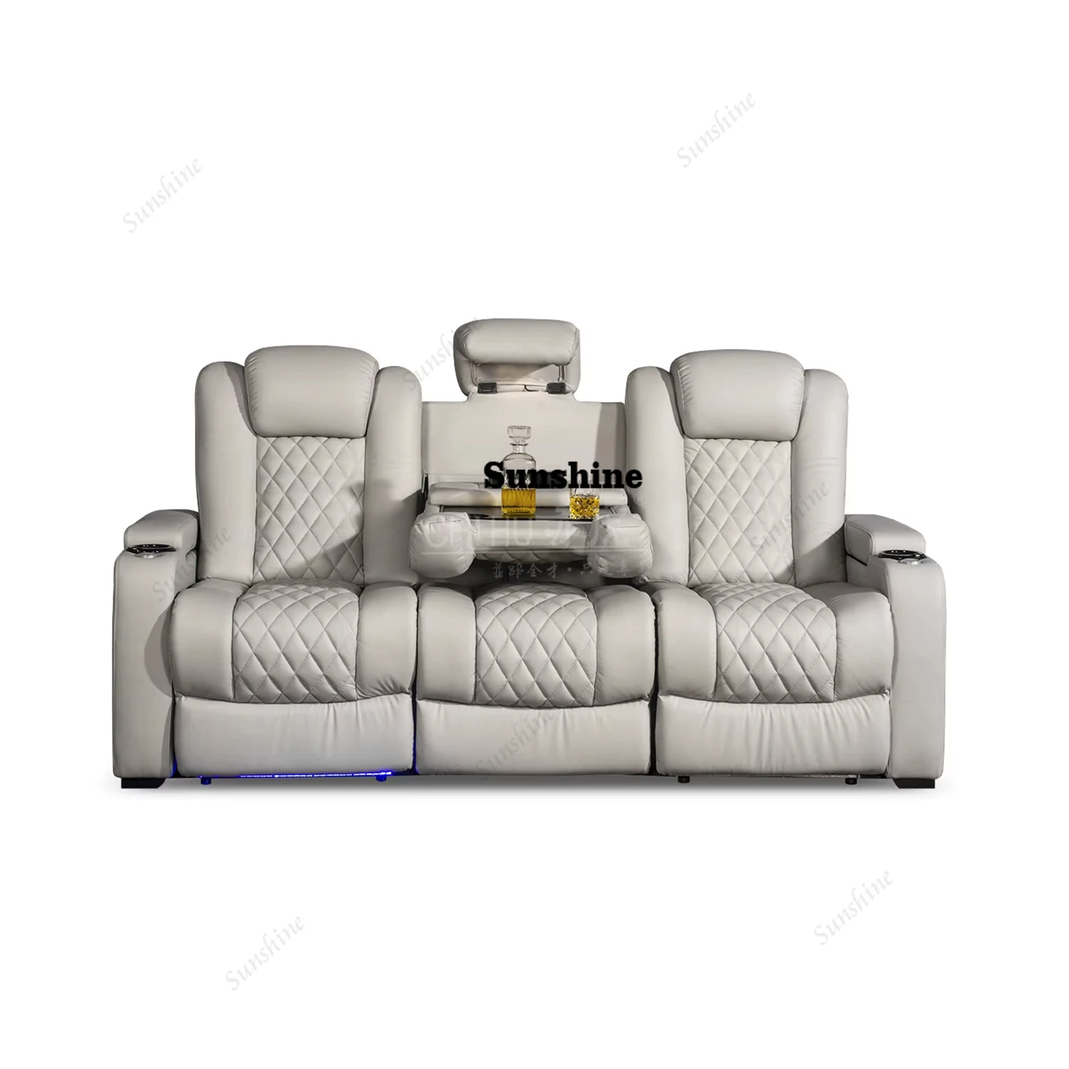 Home Cinema Interiors - Sofa bioskop elektrik 3 dudukan warna
