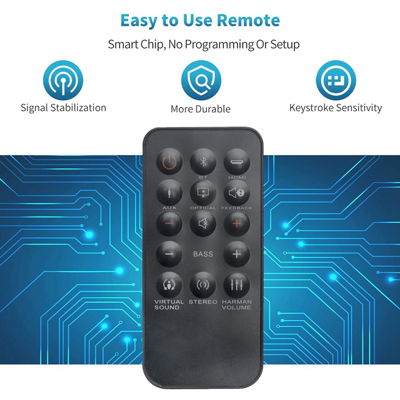 Remote Control untuk Soundbar  - Home Cinema Of Soundbar ulasan dan harga