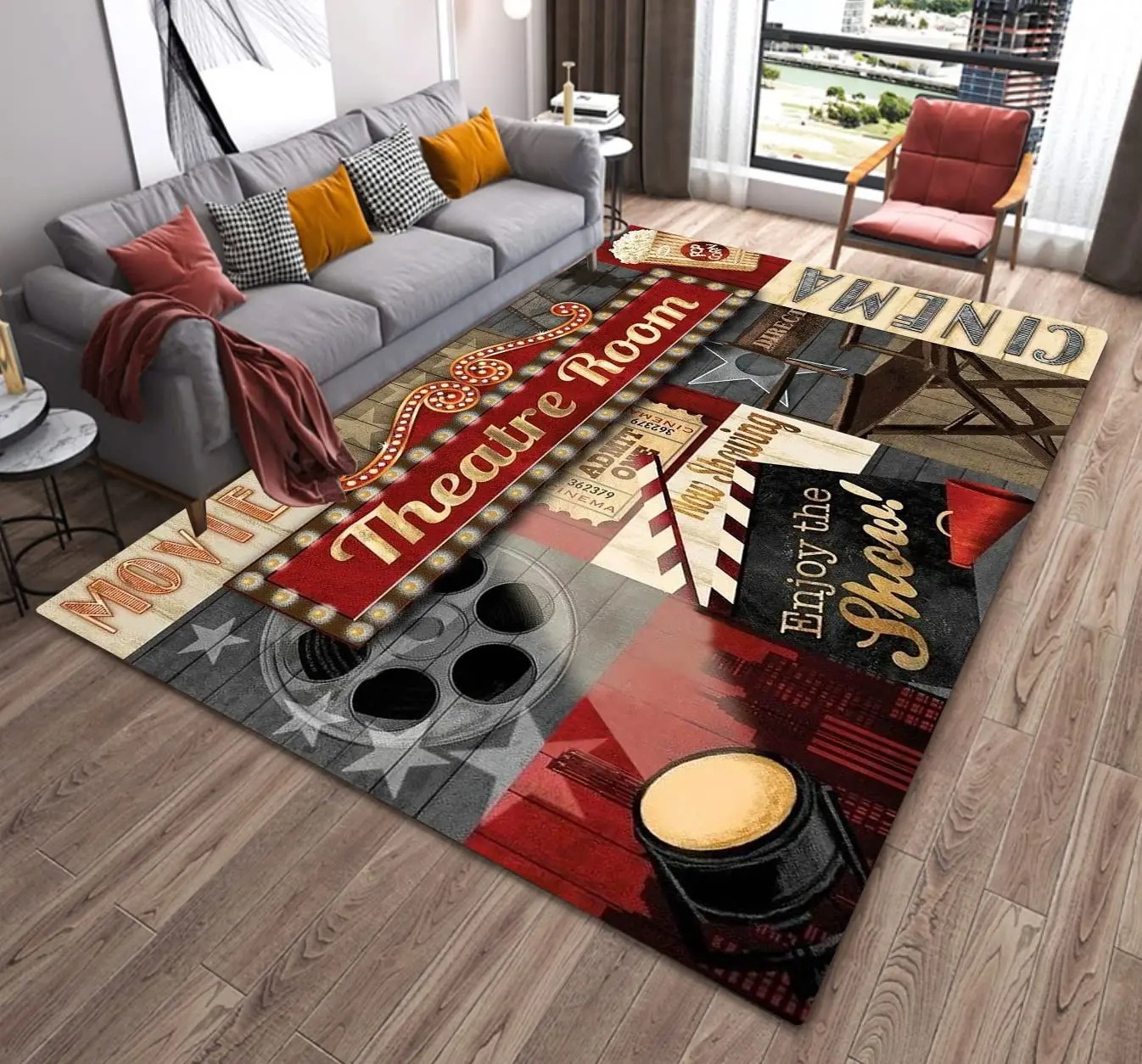 Bioskop Retro rumah karpet are - Home Cinema Interiors ulasan dan harga