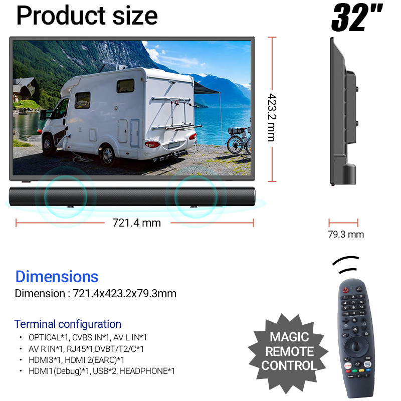 TV Web OS 32 inci, Soundbar 40 - Home Cinema Of Soundbar ulasan dan harga