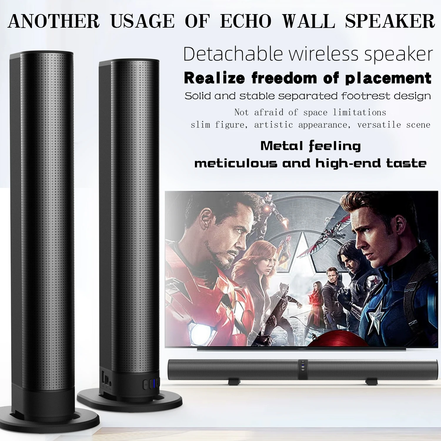 Soundbar FM untuk TV, Speaker  - Home Cinema Of Soundbar ulasan dan harga