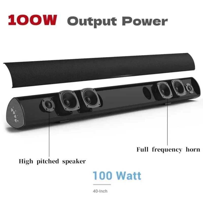 Soundbar TV Bertenaga 100W, Sp - Home Cinema Of Soundbar ulasan dan harga