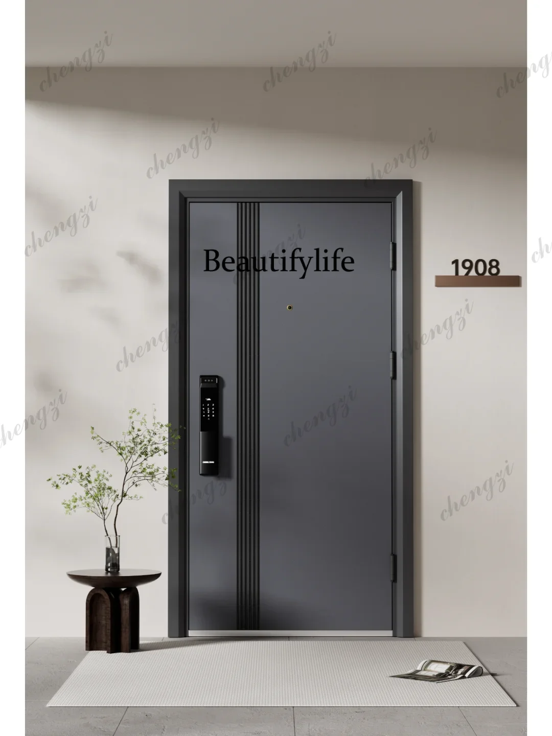 Y136 Pintu Kayu Kelas Atas Khu - Home Cinema Interiors ulasan dan harga