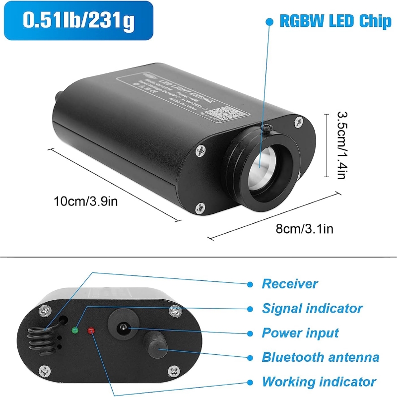 Lampu Langit-Langit Serat Opti - Home Cinema Interiors ulasan dan harga