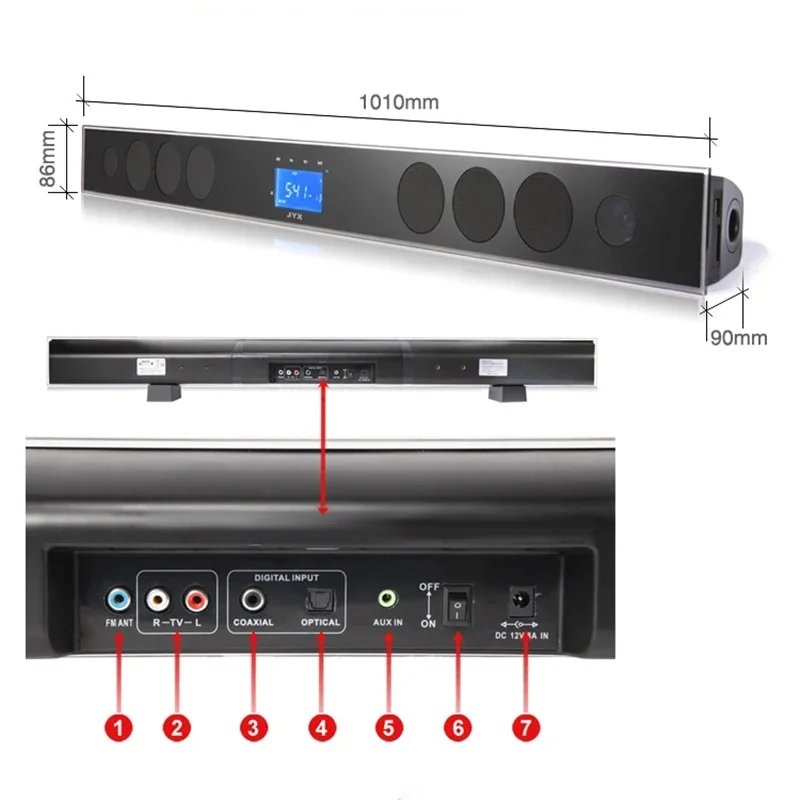 Museeq Soundbar Nirkabel Home  - Home Cinema Of Soundbar ulasan dan harga