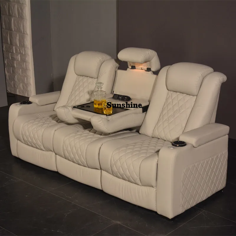 Sofa bioskop elektrik 3 duduka - Home Cinema Interiors ulasan dan harga