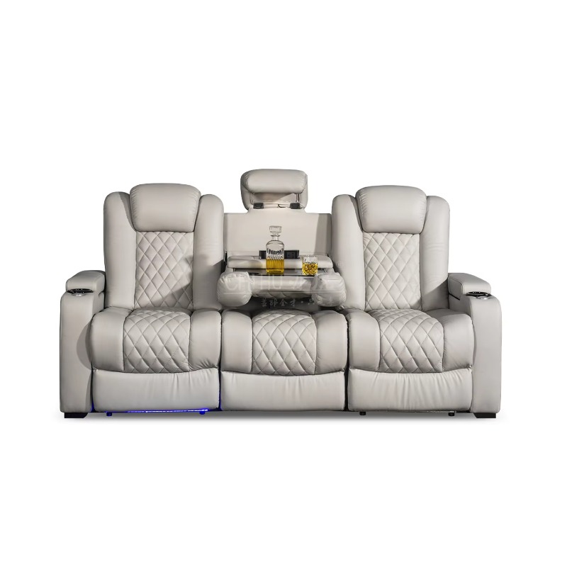 Sofa bioskop elektrik 3 duduka - Home Cinema Interiors ulasan dan harga