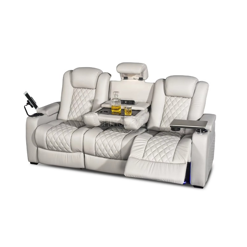 Sofa bioskop elektrik 3 duduka - Home Cinema Interiors ulasan dan harga