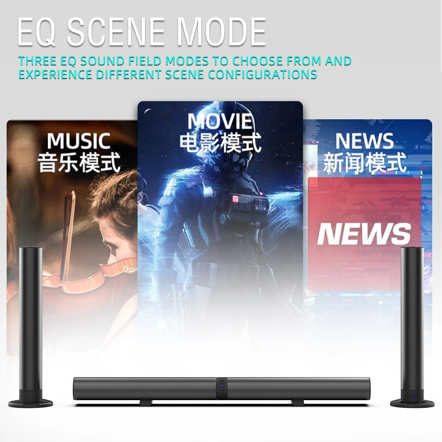 Soundbar FM speaker Bluetooth  - Home Cinema Of Soundbar ulasan dan harga